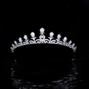 Elegant Minimalist Goddess Crown Socialite Inspired Bridal Wedding Tiara Princess Hairpiece